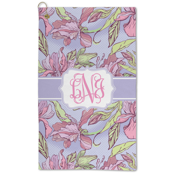 Custom Orchids Microfiber Golf Towel - Large (Personalized)