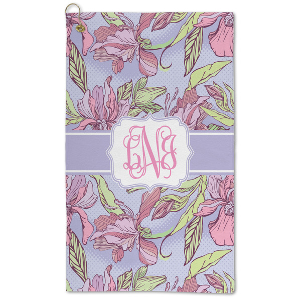 Custom Orchids Microfiber Golf Towel - Large (Personalized)