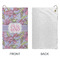 Orchids Microfiber Golf Towels - Small - APPROVAL