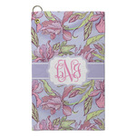 Orchids Microfiber Golf Towel - Small (Personalized)