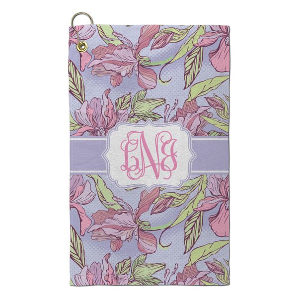 Custom Orchids Microfiber Golf Towel - Small (Personalized)