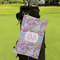 Orchids Microfiber Golf Towels - Small - LIFESTYLE