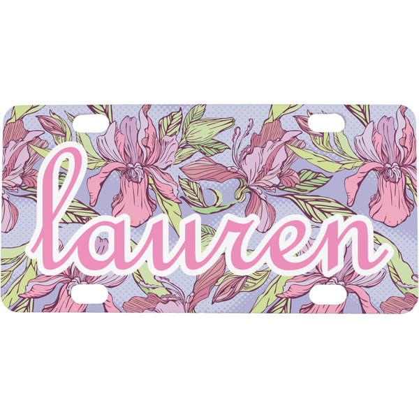 Custom Orchids Mini/Bicycle License Plate (Personalized)