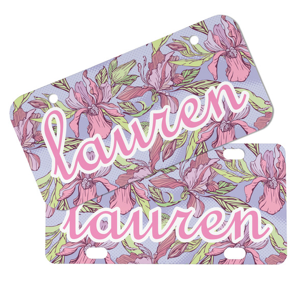 Orchids Mini License Plates - MAIN (4 and 2 Holes)