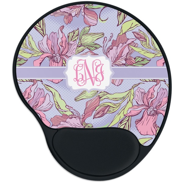 Custom Orchids Mouse Pad with Wrist Support