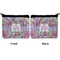 Orchids Neoprene Coin Purse - Front & Back (APPROVAL)