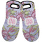 Orchids Neoprene Oven Mitts - Set of 2 w/ Monogram