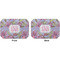 Orchids Octagon Placemat - Double Print Front and Back