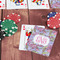 Orchids On Table with Poker Chips