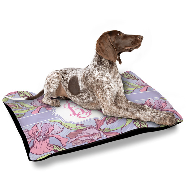 Orchids Outdoor Dog Beds - Large - IN CONTEXT