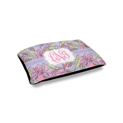 Orchids Outdoor Dog Bed - Small (Personalized)