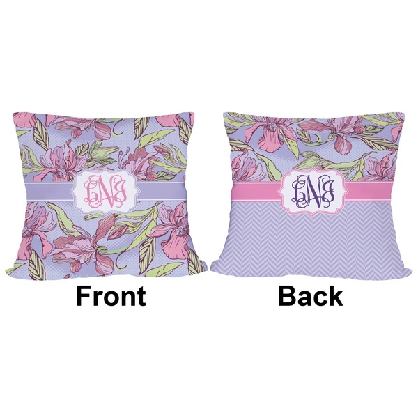 Orchids Outdoor Pillow - 18x18
