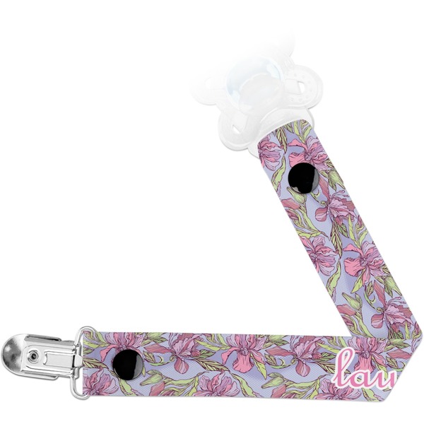 Custom Orchids Pacifier Clip (Personalized)