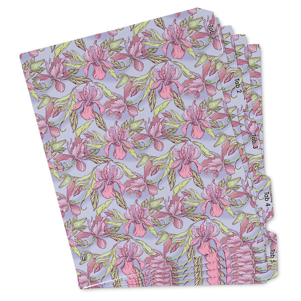 Custom Orchids Binder Tab Divider - Set of 5 (Personalized)