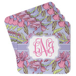 Orchids Paper Coasters w/ Monograms