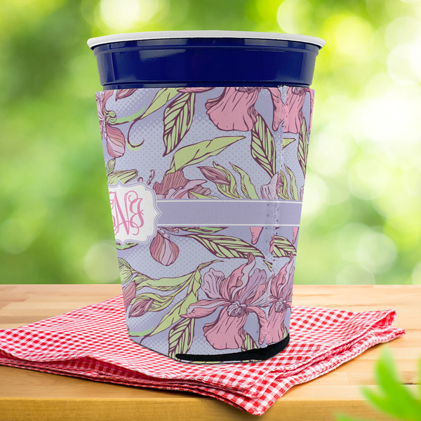 Orchids Party Cup Sleeves - with bottom - Lifestyle