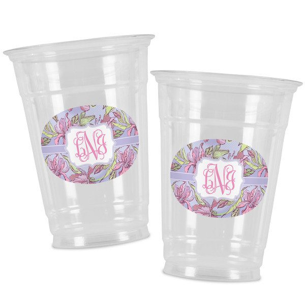 Orchids Party Cups - 16oz - Alt View