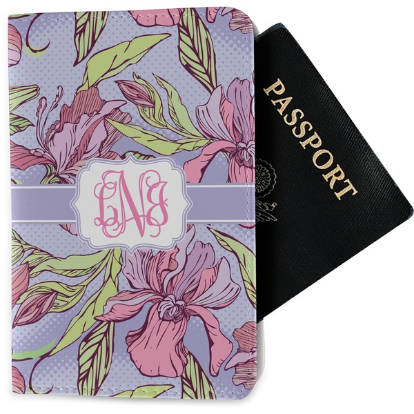 Custom Orchids Passport Holder - Fabric (Personalized)