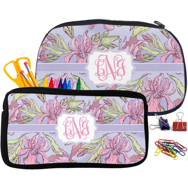 Orchids Pencil / School Supplies Bags Small and Medium