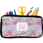 Orchids Neoprene Pencil Case - Small w/ Monogram