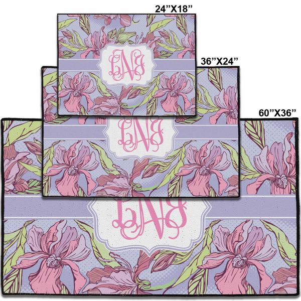 Orchids Personalized Door Mat - Group Parent IMF