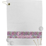 Orchids Golf Bag Towel (Personalized)