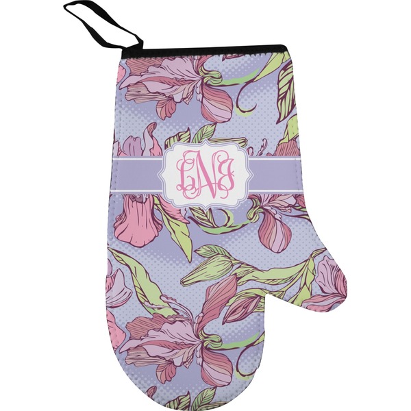Custom Orchids Oven Mitt (Personalized)