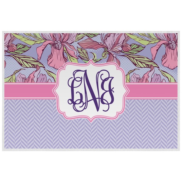 Orchids Personalized Placemat (Back)