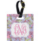 Orchids Personalized Square Luggage Tag