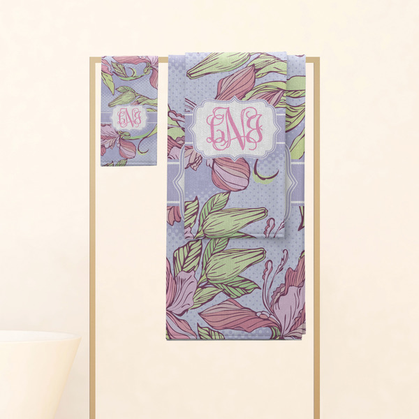 Orchids Personalized Towel Set