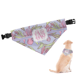 Orchids Dog Bandana - Large (Personalized)