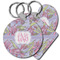 Orchids Plastic Keychains