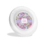 Orchids Plastic Party Appetizer & Dessert Plates - 6" (Personalized)