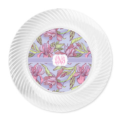 Orchids Plastic Party Dinner Plates - 10" (Personalized)