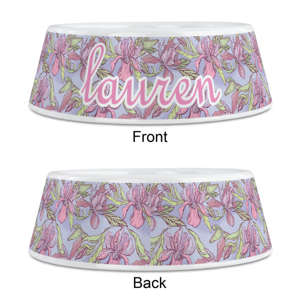 Orchids Plastic Pet Bowls - Medium - APPROVAL