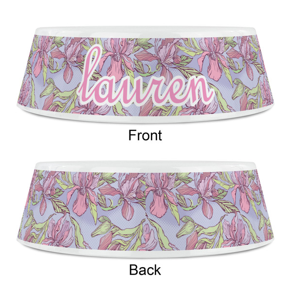 Orchids Plastic Pet Bowls - Small - APPROVAL