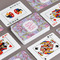 Orchids Playing Cards - Front & Back View
