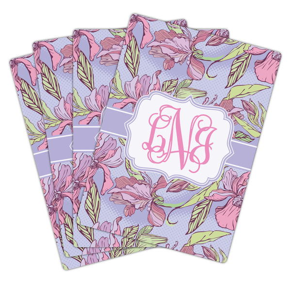 Orchids Playing Cards - Hand Back View