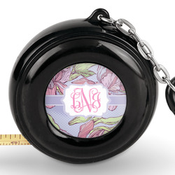 Orchids Pocket Tape Measure - 6 Ft w/ Carabiner Clip (Personalized)