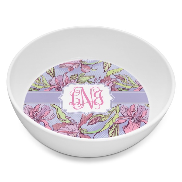 Custom Orchids Melamine Bowl - 8 oz (Personalized)