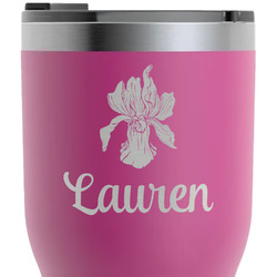Orchids RTIC Tumbler - Magenta - Laser Engraved - Double-Sided (Personalized)