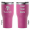 Orchids RTIC Tumbler - Magenta - Double Sided - Front & Back