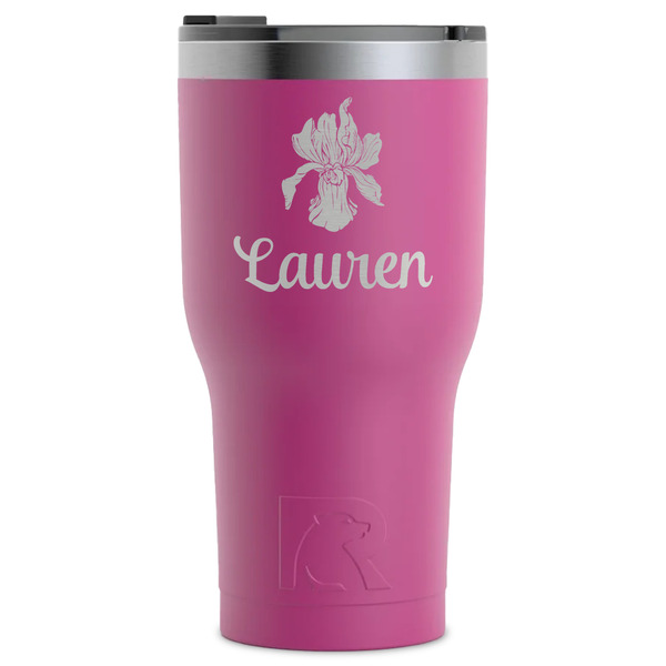 Custom Orchids RTIC Tumbler - Magenta - Laser Engraved - Single-Sided (Personalized)