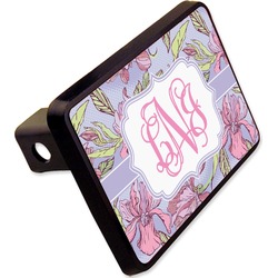Orchids Rectangular Trailer Hitch Cover - 2" (Personalized)