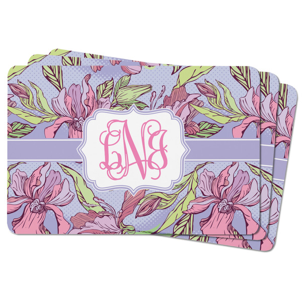 Orchids Rectangular Fridge Magnet - THREE