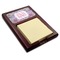 Orchids Red Mahogany Sticky Note Holder - Angle