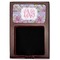 Orchids Red Mahogany Sticky Note Holder - Flat