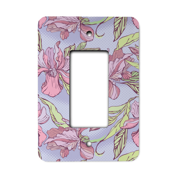 Custom Orchids Rocker Style Light Switch Cover