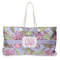 Orchids Large Tote Bag with Rope Handles (Personalized)