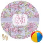 Orchids Round Beach Towel (Personalized)
